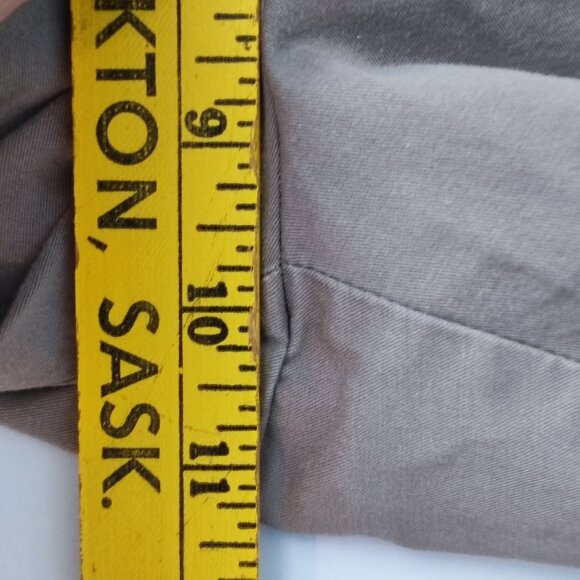 Loft Outlet pants original crop flat front casual / business casual tan size 10 - Picture 12 of 12